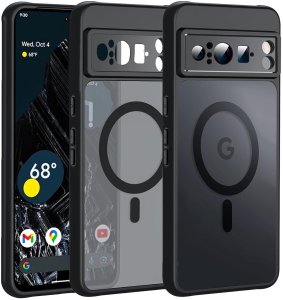 Etui Supero TPU Acrylic Matowe z MagSafe do Google Pixel 8 Pro, czarne 1