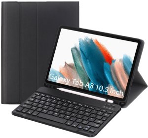 Etui z klawiaturą bezprzewodową do Galaxy Tab A8 10.5, czarne 1