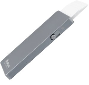 Aluminiowy portfel z wysuwanymi kartami i ochroną kart zbliżeniowych (ciemny szary) Uniwersalny 2