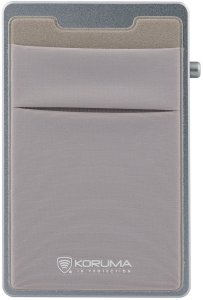 Aluminiowy portfel z wysuwanymi kartami i ochroną kart zbliżeniowych (ciemny szary) Uniwersalny 3