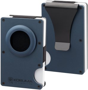 Aluminiowe etui na karty z miejscem na AirTag od Apple (niebieski) Uniwersalny 2