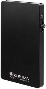 Aluminiowe etui z wysuwanymi kartami i miejscem na AirTag od Apple (czarny) Uniwersalny 6