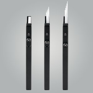 Aluminiowe etui z wysuwanymi kartami i miejscem na AirTag od Apple (czarny) Uniwersalny 7