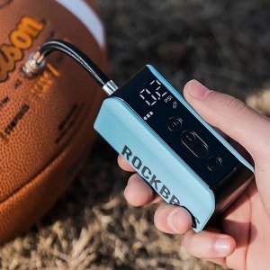 Pompka elektryczna Rockbros 42520006001 kompresor z cyfrowym wyświetlaczem do piłek / balonów - niebieska 12