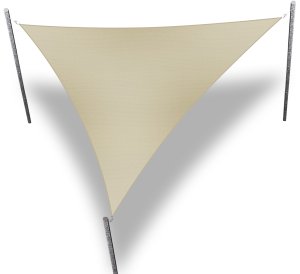 Żagiel wodoszczelny premium 3,5x3,5x3,5 - Beżowy 2