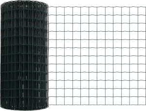 vidaXL Euro Fence z 7 słupkami 0.8x10 m Stal ocynkowana Zielona 4