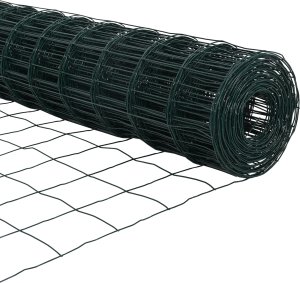 vidaXL Euro Płot Zielony 1.6x10m Stal 2