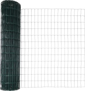 vidaXL vidaXL Zielone ogrodzenie Euro 1.2x25 m stalowe 3
