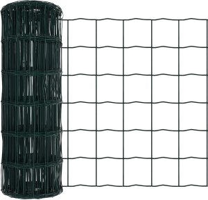 vidaXL Euro Fence Zielony 0.4x50 m Stal 3