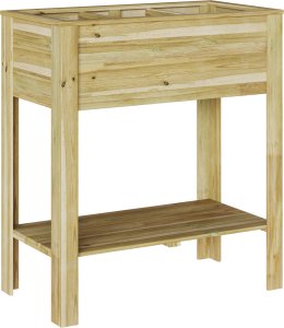 vidaXL Stojak na rośliny 85x46x94 cm drewno sosnowe impregnowane 2