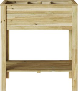 vidaXL Stojak na rośliny 85x46x94 cm drewno sosnowe impregnowane 5