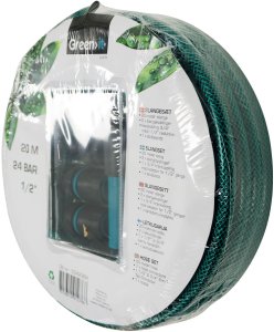 Green>it® vandslange med 5 dele 1/2" 20 meter 3