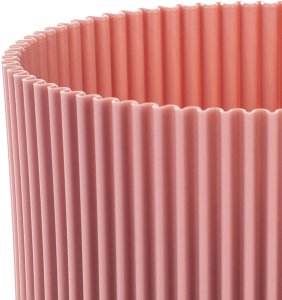 KADAX Doniczka Donica Na Kwiaty 17cm Osłonka Rośliny Kwietnik Plastikowa Różowa 11