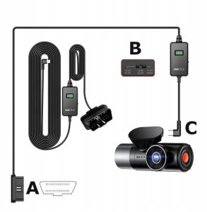 Adapter zasilania OBD USB-C VANTRUE VP04 3