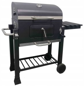 Duży Grill węglowy żeliwny ruszt 113,5x50x107 cm 1