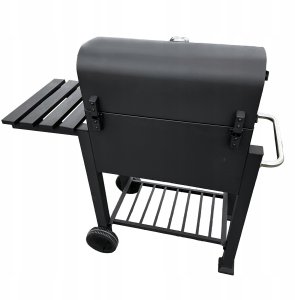Duży Grill węglowy żeliwny ruszt 113,5x50x107 cm 11