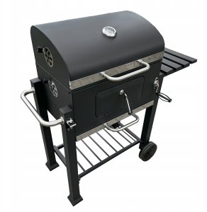 Duży Grill węglowy żeliwny ruszt 113,5x50x107 cm 7