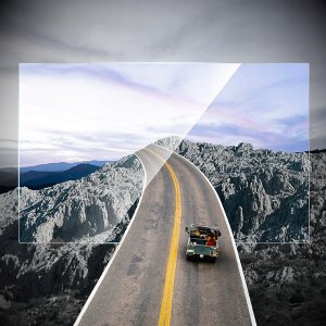 Folia ceramiczna GrizzGlass CarDisplay Protection do Mercedes Actros L 2021-2024 [4w1] 4