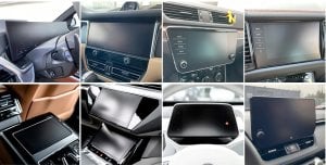 Folia matowa GrizzGlass CarDisplay Protection do radia samochodowego Android BMW 1 F20 F21 10,25" 2011-2019 5