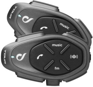Intercom motocyklowy INTERPHONE TOUR HD, komplet na 2 kaski 1