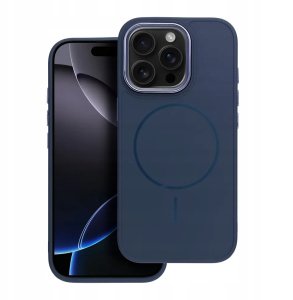 Futerał FRAME MAG COVER kompatybilny z MagSafe do IPHONE 15 PRO MAX granatowy 1