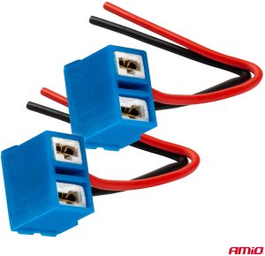 Kostki ceramiczne kątowe h7 gniazdo wtyczka amio-03055 2