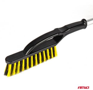 Szczotka zmiotka skrobaczka do szyb śniegu lodu mosiężna teleskopowa futura basic 87-115 cm 2