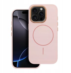 Futerał FRAME MAG COVER kompatybilny z MagSafe do IPHONE 14 PRO pudrowy róż 1