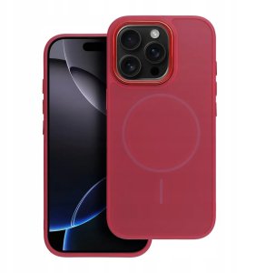 Futerał FRAME MAG COVER kompatybilny z MagSafe do IPHONE 15 PRO MAX magenta 1