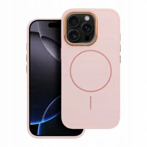 Futerał FRAME MAG COVER kompatybilny z MagSafe do IPHONE 12 PRO pudrowy róż 1