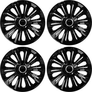 Komplet kołpaków uniwersalnych Strong Black ring 14 cali 2