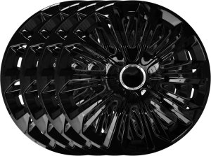 Komplet kołpaków uniwersalnych Strong Black ring 14 cali 3