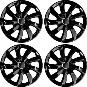 Komplet kołpaków uniwersalnych Stig Black ring 16 cali 2