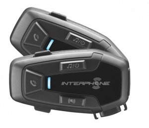 Intercom motocyklowy INTERPHONE U-COM 7R, komplet na 2 kaski 1