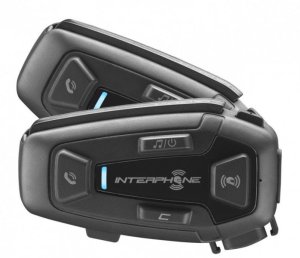 Intercom motocyklowy INTERPHONE U-COM 8R, komplet na 2 kaski 1
