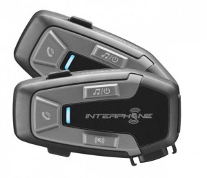 Intercom motocyklowy INTERPHONE U-COM 6R, komplet na 2 kaski 1