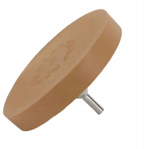 Krążek / Dysk gumowy do usuwania kleju z felg 90mm + adapter na wkrętarkę 2
