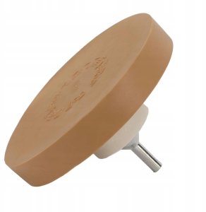 Krążek / Dysk gumowy do usuwania kleju z felg 90mm + adapter na wkrętarkę 4