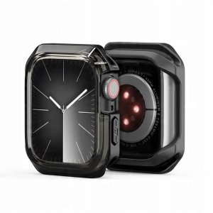 DUX DUCIS futerał TAMO do Apple Watch serii 10 46 mm transparentny z czarnym 2