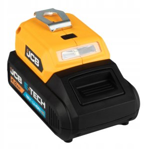 JCB Adapter do ładowania USB, z latarką LED 2