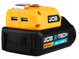JCB Adapter do ładowania USB, z latarką LED 7