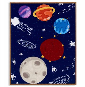 Plakat w ramce kosmos PLANET, 41,2 x 51,5 cm 1