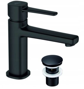 Bateria umywalkowa Invena bateria umywalkowa Glamour, czarny BU-02-004-V 6