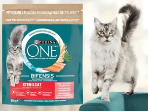 ONE STERILCAT CHICKEN WHEAT 800G LT 3