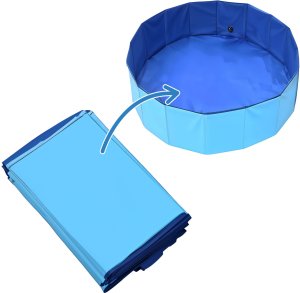 Basen ogrodowy dla psa, zwierząt i dzieci składany DEXTER 120x30cm 2