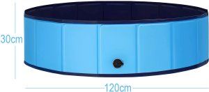 Basen ogrodowy dla psa, zwierząt i dzieci składany DEXTER 120x30cm 5