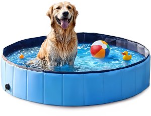 Basen ogrodowy dla psa, zwierząt i dzieci składany DEXTER 120x30cm 6