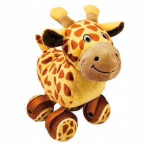 Kong Leksak Tennishoes Giraffe Brun S 15cm 1