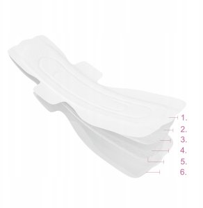 1554 PODKŁADY POPORODOWE WYSOKOCHŁONNE 10SZT  L  BL155 4