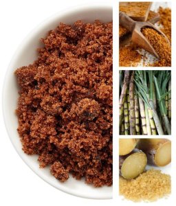 Cukier trzcinowy muscovado nierafinowany ciemny karmelowy zamiennik z melasy zdrowy 1kg 1
